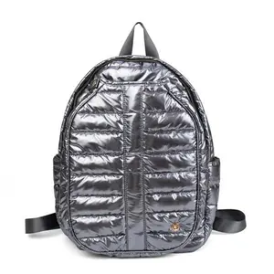Maiya Pickleball Backpack - Quilted Nylon Sporty Design with Spacious Main Compartment & Adjustable Straps for Comfortable All-Day Wear