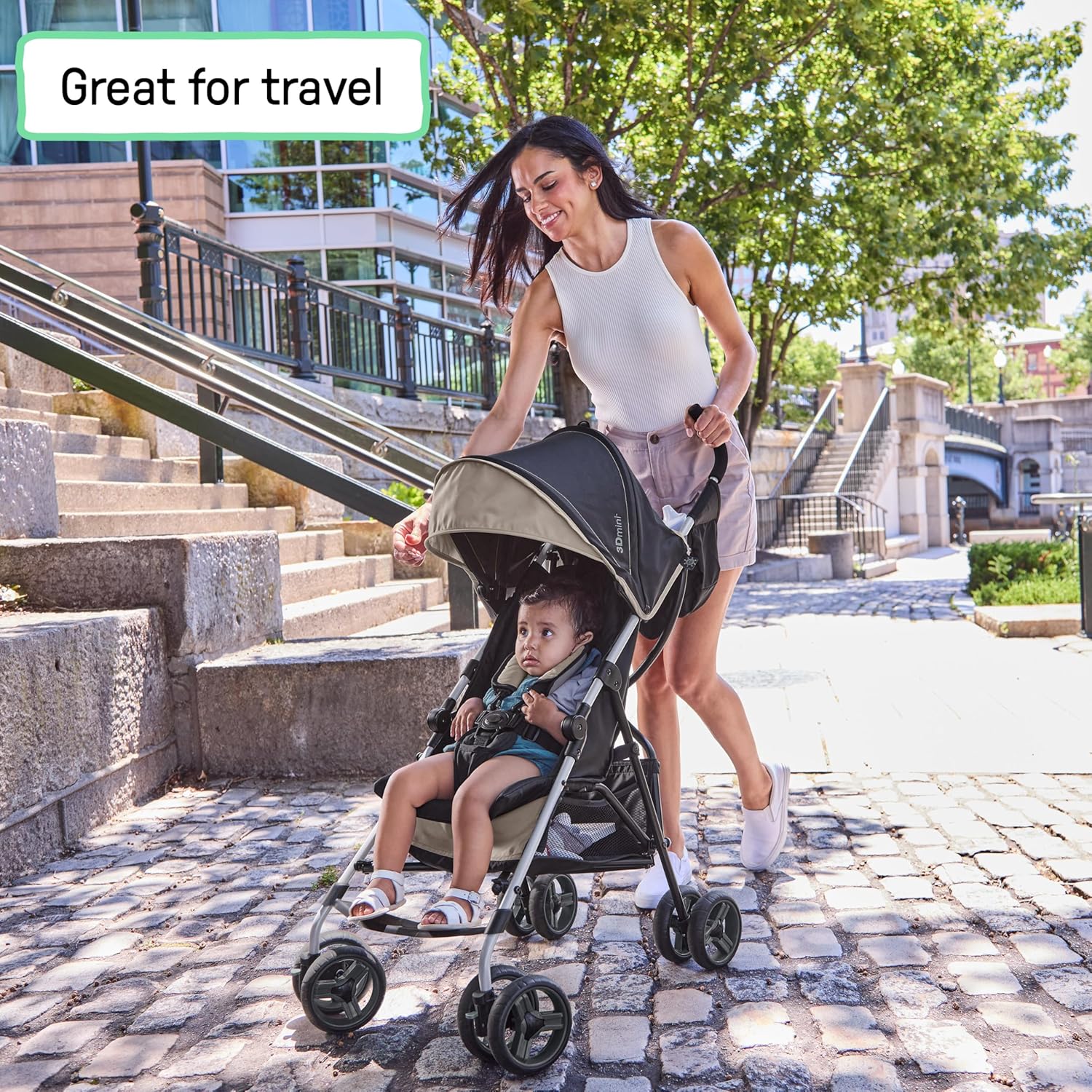 Ingenuity 3D Mini Convenience Stroller – Lightweight Foldable Umbrella Stroller with Storage Basket, Multiple Colors Ingenuity 3D Mini Convenience Stroller – Lightweight Foldable Umbrella Stroller with Storage Basket, Multiple Colors