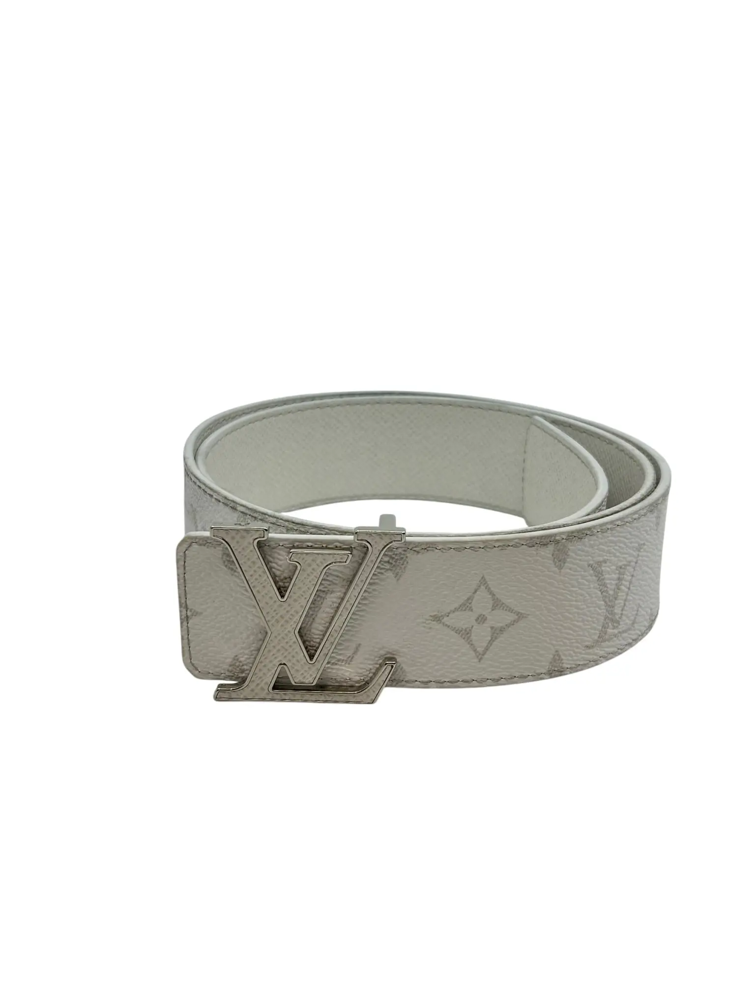 Louis Vuitton White Monogram Belt