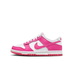 NIKE Dunk Low "Laser Fuchsia" Stylish Footwear for Versatile Everyday Wear - Non Adult