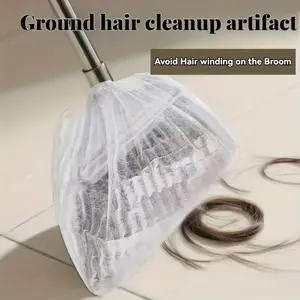 100PCS disposable broom cover is a must-have household dust removal cloth cover for electrostatic adsorption of hair and dust, making it easy to clean