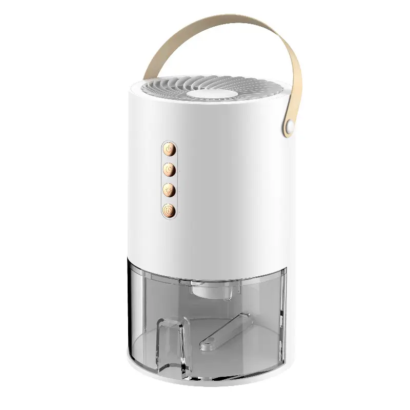 Household Dual-Functions Negative Ion Air Purifier-Dehumidifier Ionizer, 15x25cm Small Compact Energy-Saving Stable Operation Ultra-Quiet Portable Moisture Absorber, for Bedroom Backflow Weather Wet Seasons Home Daily Use