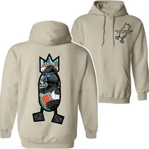 Dive Bomb Industries  Bomber Duck Hoodie, Black Graphic Pullover with Duck Reading Book Design, Waterfowl Hunting Streetwear by Dive Bomb Industries pathfinder uniform urban boondocks  clothing men utah outfit new flamingo merch