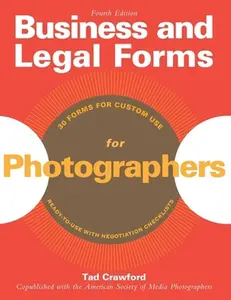 USED-Business and Legal Forms for Photographers by Crawford, Tad (Paperback)