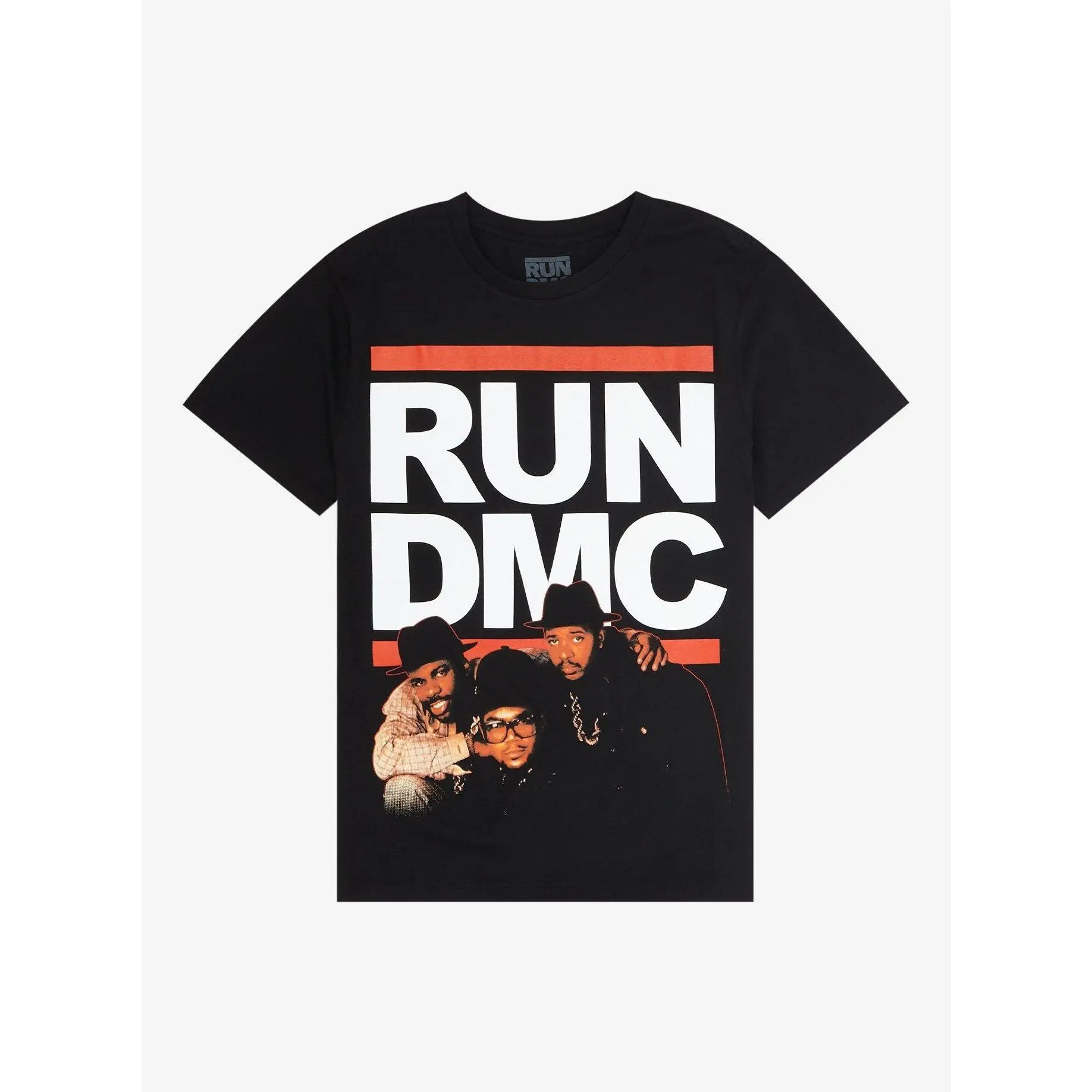 Run DMC Gradient Bars Dip Dye - T-Shirt