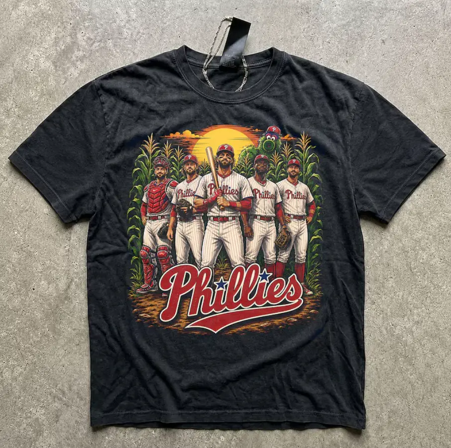 Vintage Philadelphia Baseball Shirt, Field of Dreams Inspired Tee, Retro Ballpark Graphic T-Shirt, Unisex Game Day Apparel, Fan Gift