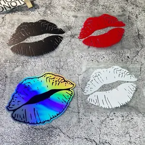 1PC Lips Car Stickers, Waterproof Automotive Vinyl Decals for Auto Window, Bumper, Trunk, Universal Vehicle Decoration