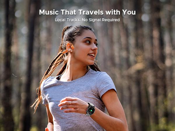 Anywise W1 Pro Waterproof Sport Smartwatch, 1.43" AMOLED Touchscreen Display, 170+ Sports & Workout Modes, Dual-Band GPS Tracking, 5ATM Waterproof Smartwatch