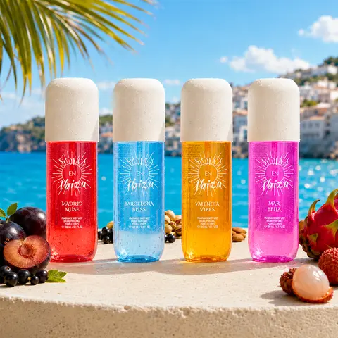 SOLO EN IBIZA Hair & Body Mist, Full-Size 6.1 Fl Oz Fragrance Mist - 9 Scent Options - Long-Lasting Body Spray, Vegan & Cruelty-Free Perfume Mist, Perfect for Everyday Use
