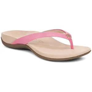 Vionic Patent or Textured Thong Sandals - Davina
