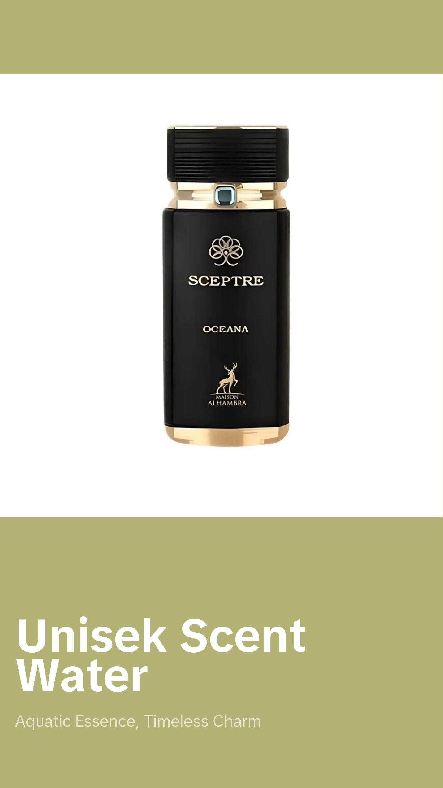 Maison Alhambra Sceptre Oceana Eau de Parfum Spray for Unisex, 3.4 Ounce