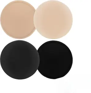 Round Bra Inserts Pads,Removable and Washable Bra Cups Inserts Push Up Breast Inserts Sew in Bra Cups for Women for Bikinis Top Swimsuit Sport Bra(2 Pairs)
