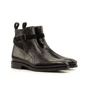 Miyamoto 2 Jodhpur Python Boots