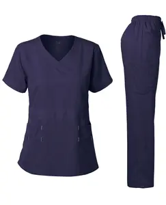 DAGACCI MEDICAL UNIFORM® Natural Stretch® Women's V-Neck Scrub Sets [NS2100]