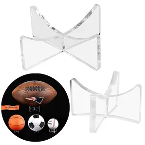 Acrylic Basketball Display Stand, Football Holder, Soccer Volleyball Triangle Rack, Sports Ball Storage Bracket, Model Xinghao 2