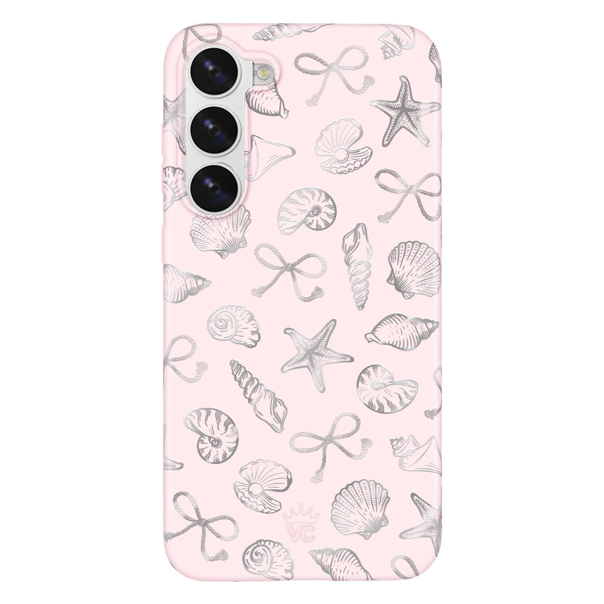 Pink Coastal Seashells Samsung Case