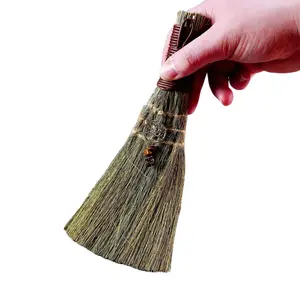 Altar Broom with Tree of Life Charm – Sacred Cleansing Tool Cleaning Supply Cleaners Sweep