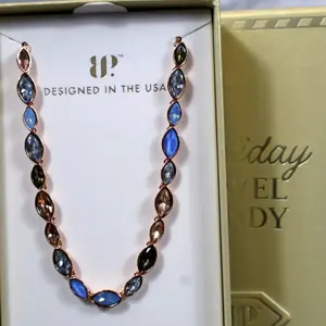 BP Jewel Candy Necklace -Chestnut Frost Collection - Elegant with bright colored gemstones