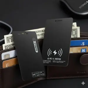 Rechargeable Slim Smart Tracker for Apple Find My, IP67 waterproof Item Locator for Wallet luggage Phone Passport, Christmas Thanksgiving Birthday Gift Idea