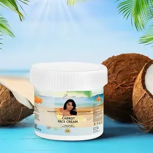 Byenblan Fanm Andeyò carrot Face Cream - Natural Skincare for Radiant Skin, Moisturizing and Nourishing Formula, Ideal for Daily Use 2oz fast-absorbing moisturizer