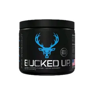 Bucked Up Pre-Workout Supplement, Blue Raz Flavor, 25 Servings