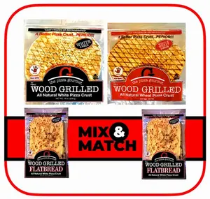 The Pizza Gourmet WOOD Grilled Pizza Crusts