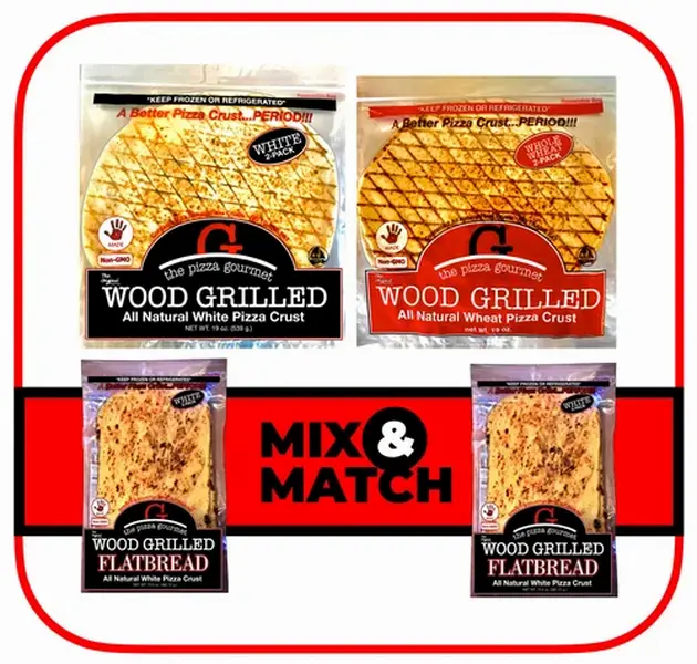 The Pizza Gourmet WOOD Grilled Pizza Crusts