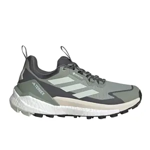 adidas Womens Terrex Free Hiker 2.0 Low Gore-Tex Hiking Hiking Sneakers Shoes - Green