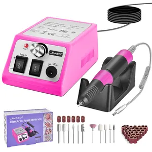 Electric Nail Drill 45000 RPM | Professional Nail File & E-Filer Machine for Acrylic Nail & Gel Nails | Manicure Pedicure Tool for Home & Salon
