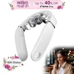 SKG GS500-N Deep Neck Massager with Heat for Daily Stress Relief, Best Gift