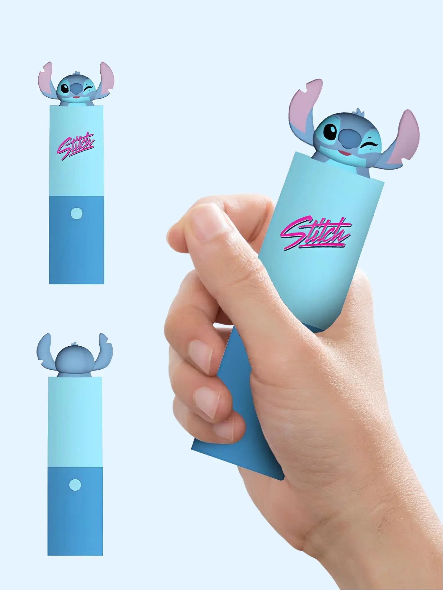 Disney Stitch Handheld Fan - Stitch Character Design, Portable & Fun ...