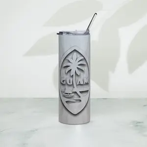 Guam Island Pride Tumbler – Palm Tree Stainless Steel Travel Cup