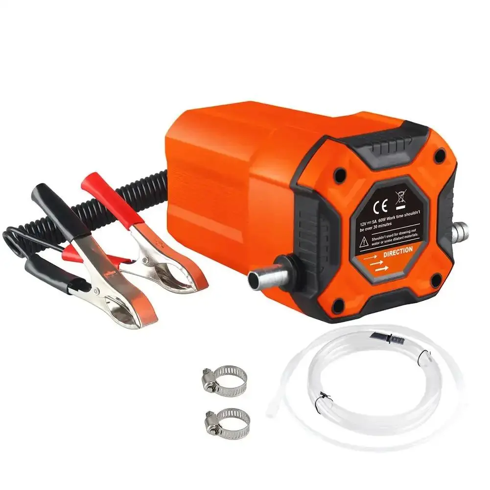 12V Electric Car Oil Pump, Fuel Transfer Engine Oil Crude Oil Fluid Pump, Automotive Repair Tools, Car Motorcycle Boat 12V Automobile Universal