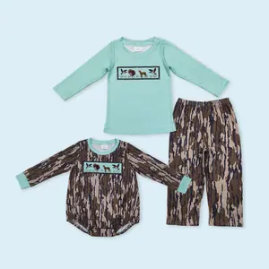 Duck turkey deer top camo pants boys clothing