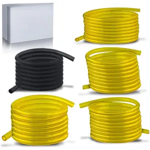4 Feet Fuel Line Hose Tube 530069599 530069216   5 Size I.D. x O.D. 1/8"x 3/16" 1/8"x 1/4" 3/32"x 3/16" 5/64"x 9/64" for Zama Poulan Craftsman Husqva Trimmer Chainsaw Blower