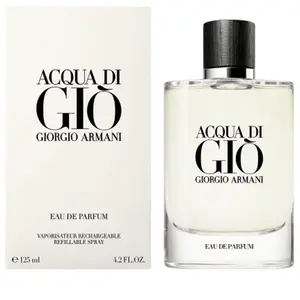 Giorgio Armani Acqua Di Gi Eau De Parfum For Men Regular Edition 125ml Refillable Spray Eau De Parfum Fragrance