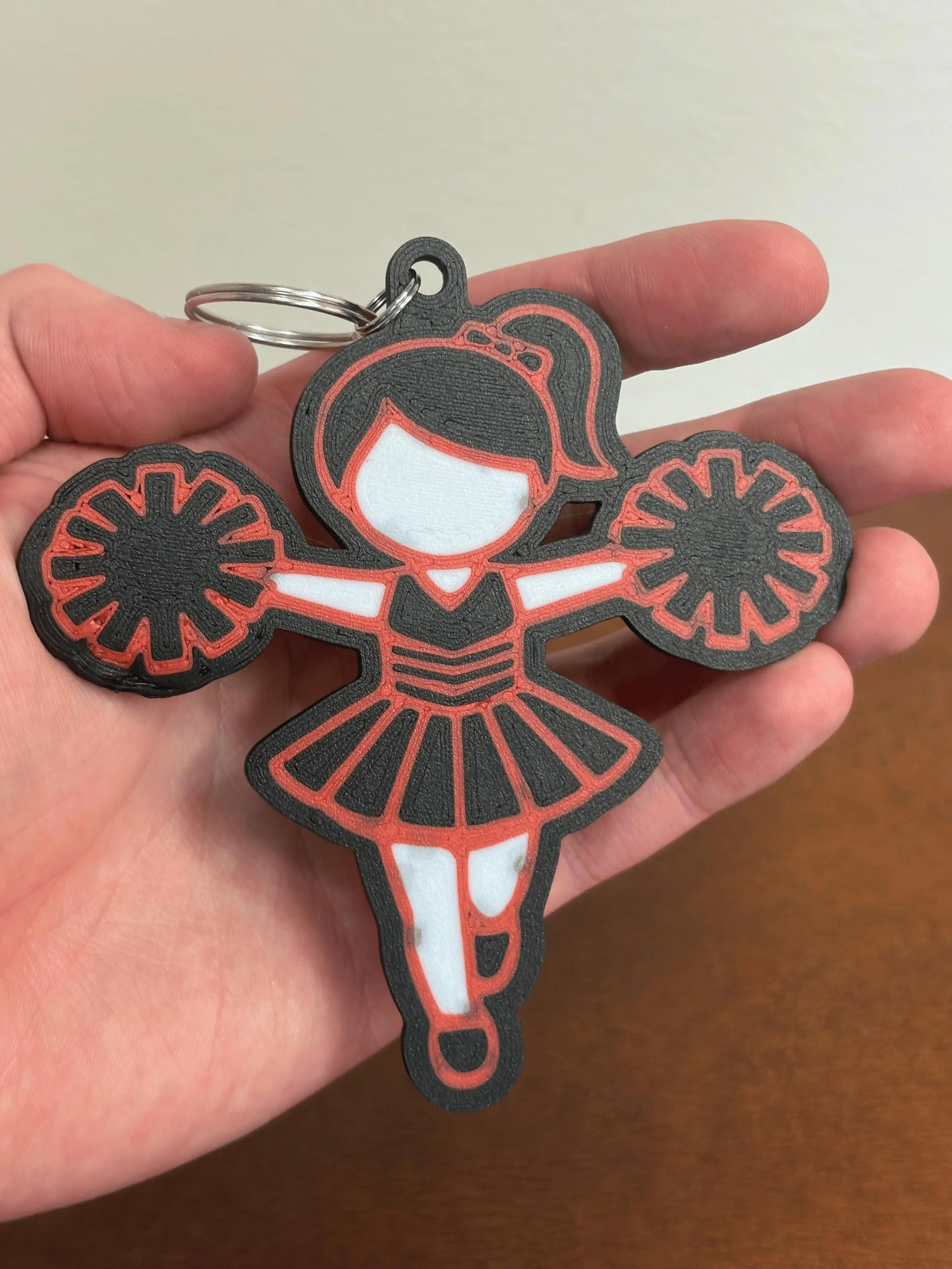 Cheerleader Keychain
