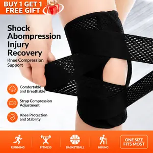 Upgraded Patella Knee Support Brace Ultra Thin Compression Strap For Running Basketball Workout