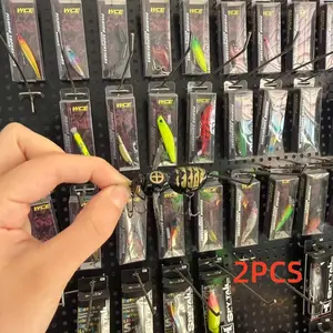 Big brand replica, popular, 2pcs lure, wasp crawling bait, water surface biomimetic hard bait, collision noise, black pit, stream, waves, crawling insects, sea bass