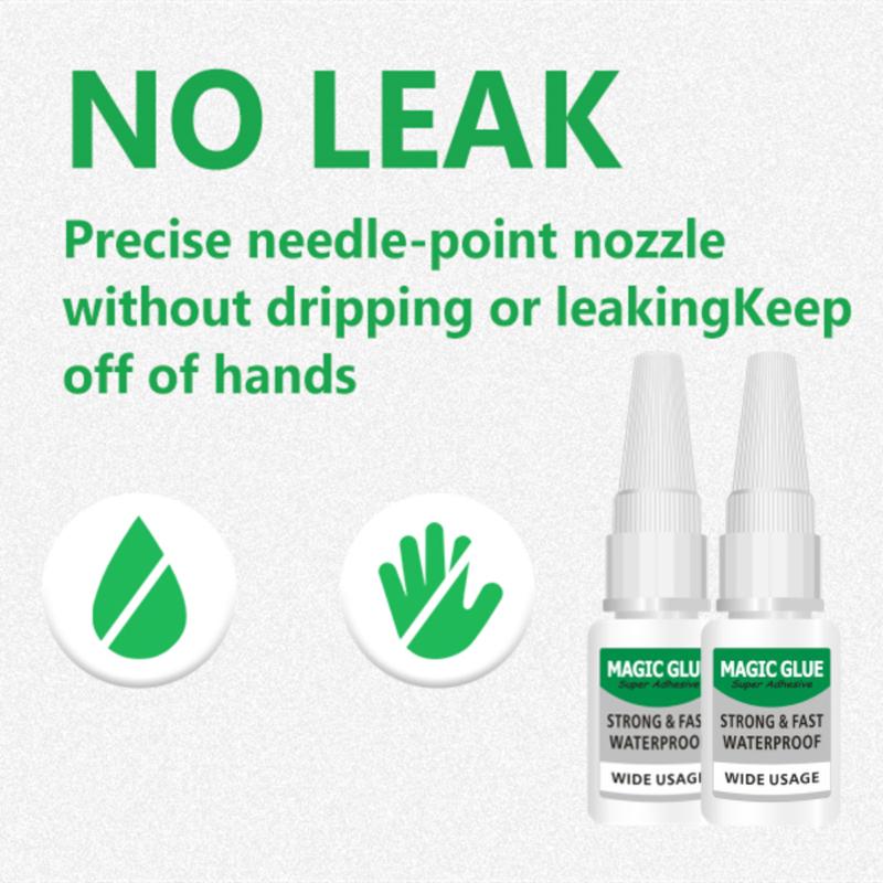 4PCS TrendReady Magic Glue Shoe Glue New Super Glue Clear, Strong Adhesive,Fast Drying Cyanoacrylate Glue for Wood,Rubber,Leather, Plastic, Metal, Rhinestone Jewelry, DIY Crafts