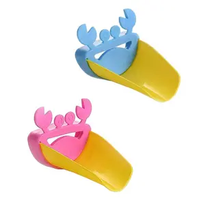 Faucet Extender 2 Pack Sink Extender Sink Extender for Hand Washing Sink Wash Helper Hand Wash Helper Silicone Sink Extender for Bathroom Spout Bathtub Faucet Extender for Hand Wash Sink Faucet