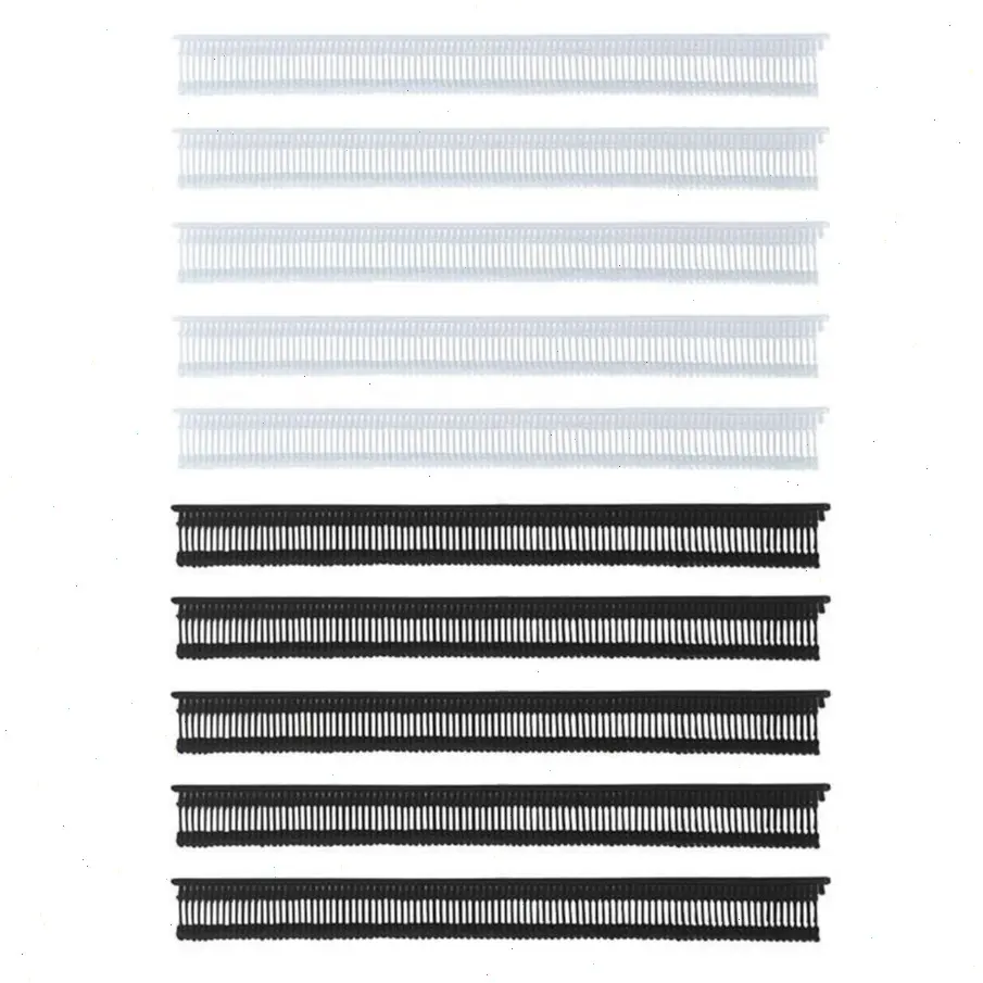 500 Black & 500 White Glue Needles ﻿