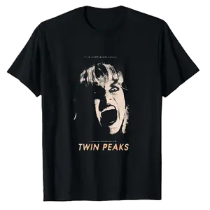 Twin Peaks Laura Palmer Black Unisex Classic Style T-shirt Men's Sweatshirt, Gift For Fan, Casual Cotton Fabric Menswear Top
