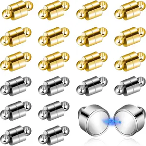 Necklace Clasp, 24 Pairs Bracelet Clasps and Closures  Safety Locking Connectors  Clasp Converter Necklace Extender and Shortener Bracelet Helper Tool (, )