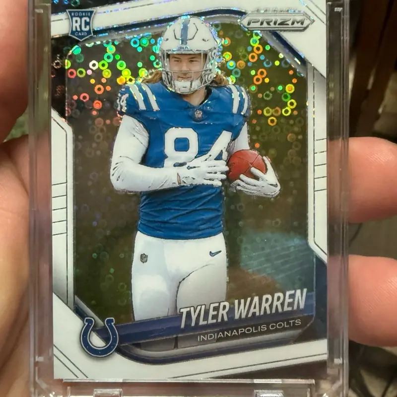 2025 Panini Prizm Tyler Warren Indianapolis Colts Football Trading Card RC Edition