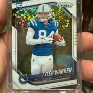 2025 Panini Prizm Tyler Warren Indianapolis Colts Football Trading Card RC Edition