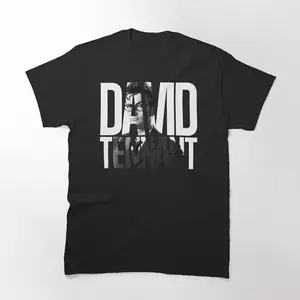 David Tennant T-Shirt Elegant and Stylish Design Featuring David Tennant Perfect for Fans of Doctor Who and Casual Outfits
