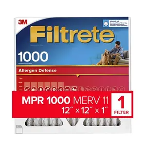 Filtrete Allergen Defense 12 in. W X 12 in. H X 1 in. D 11 MERV Pleated Air Filter 1 pk - Pack of 4