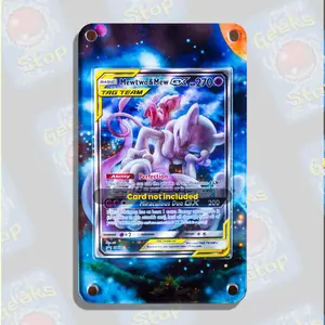 Mewtwo & Mew GX Card Display Custom Acrylic Magnetic Case