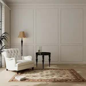 Peel and Stick Wall Molding Kit,  Premade Accent Molding Wainscoting Panel for Interior Wall Moulding Decor, Ready to Assemble Wainscoting Accent Panel (3 Set,39 x 63 in+39 x 28 in)
